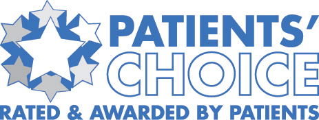 Patients' Choice Rated & Awarded by Patients Logo